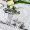Heart-Shaped Glass Laser Engraved Jewelry Tray for Mother-in-Law Gift for