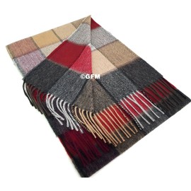 GFM Men's Wool Scarf for Autumn and Winter, Wool 100%-ay-06