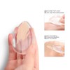2 Stück Silikon Make Up Schwamm,Waschbar Makeup Sponge,Tropfenförmiger Schminkschwamm,Silikon Schwamm