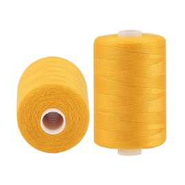 Haobase Sewing Thread Assortment Coil 3 Colors 1000 Yards Per Spool 40S/2 Polyester Thread Sewing Kit for Hand and Machine Sewing(Black+White+Grey)