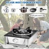 Single Burner Propane Stove 15000 BTU, Portable Gas Propane Stove