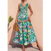 PRETTYGARDEN Smocked Tank Floral Maxi Dresses for Women 2025 Wedding