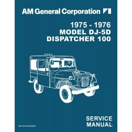 1975 - 1976 Jeep Model DJ-5D Dispatcher Service Manual