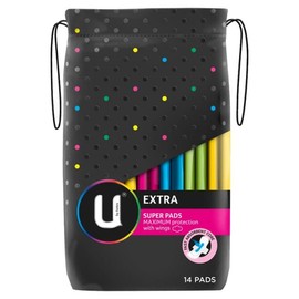 Kotex Buy U by Kotex Super Wing Extra Pads 14 Pack Online