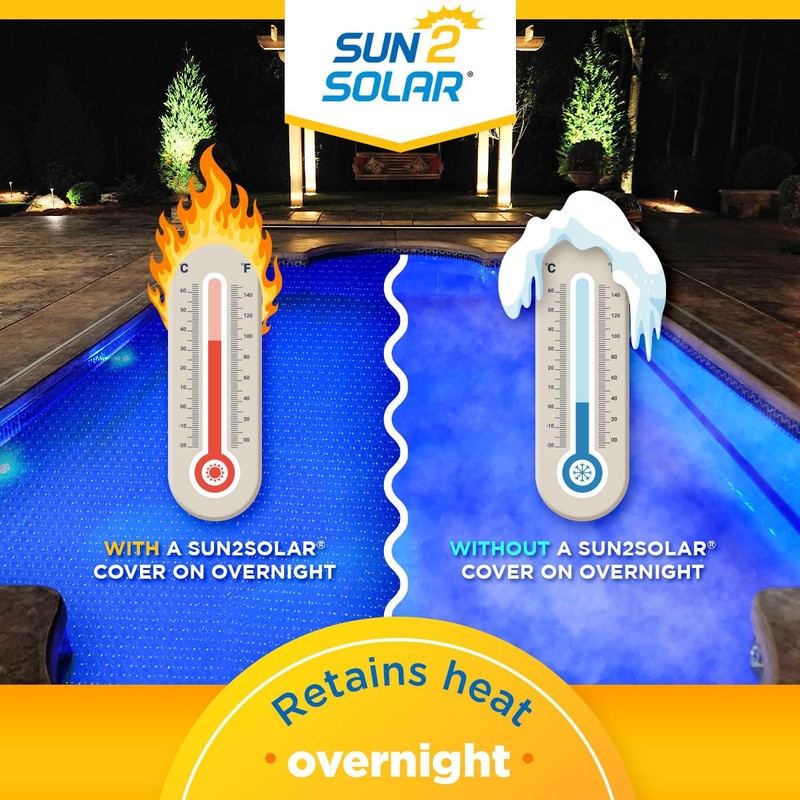 Sun2Solar Clear 12 ft x 24 ft Rectangle Pool Solar
