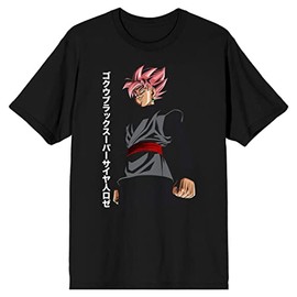 Dragon Ball Z Super Goku Character Men's Black T-Shirt-4XL