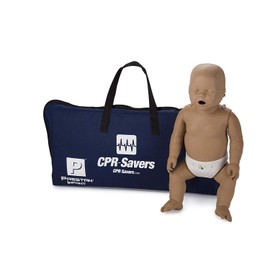 CPR Savers Prestan Professional Infant CPR Training Manikin with 2019 AHA Feedback Monitor, Dark Skin, PP-IM-100M-DS