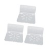 3pcs Acrylic Small Wall Shelf Floating Shelf for Security Cameras
