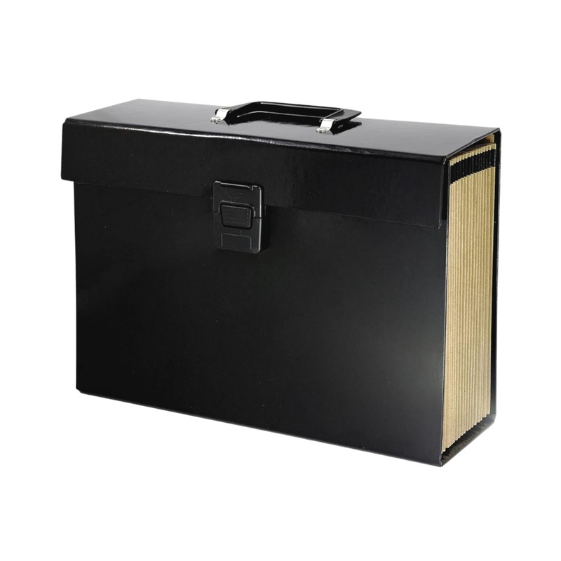 ADEPTNA Highly Durable 18 Pocket Expanding Box File Organiser A4