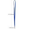 Neck Strap Lanyards - Fushing 100 Pack Blue ID Badge