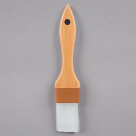 AME D'ESSENCE 1 1/2-Inch Pastry Brush – Nylon Bristle Basting & BBQ Marinade Brush with Lacquered Hardwood Handle for Cooking & Baking