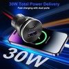 Linkstyle Aluminium Car USB Socket, 18W QC3.0 & 30W PD