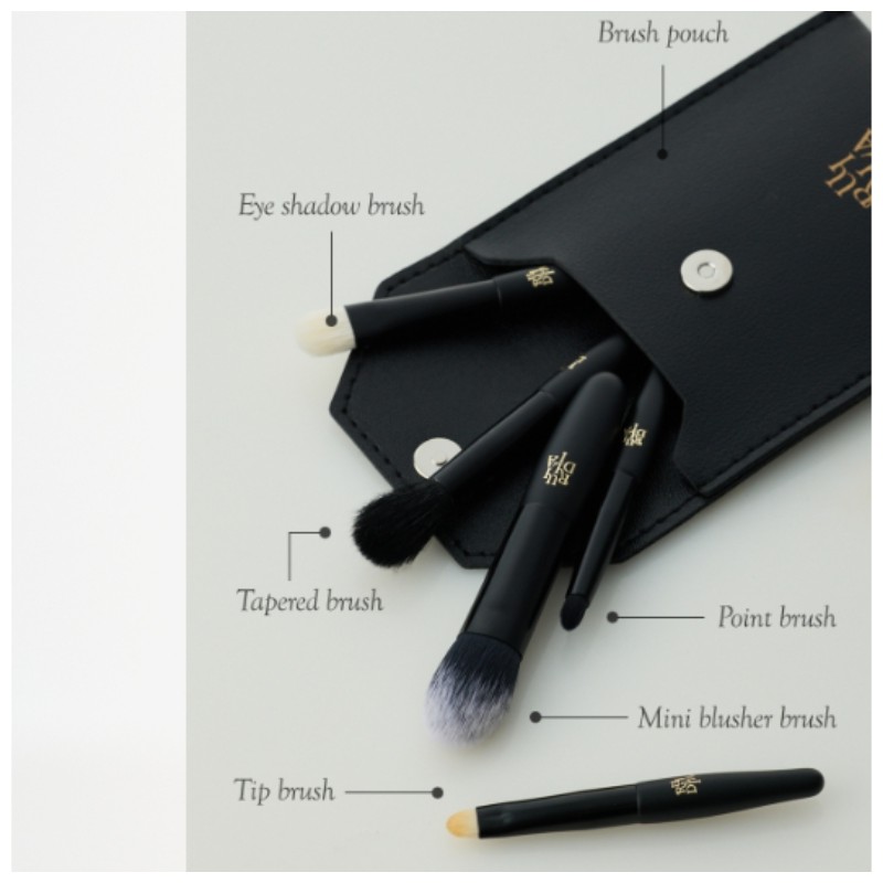 RULIDIA Mini Makeup Brush Set 6items