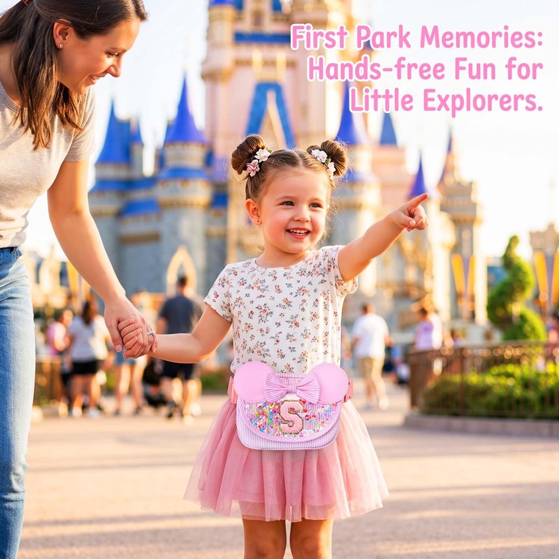 Initial Fanny Pack for Girls - Belt Bag for Kids