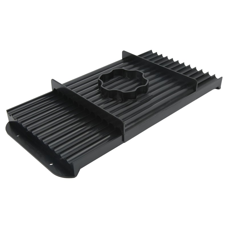 Bait Rolling Plate ABS Plastic Black Portable Lightweigh Fishing Bait