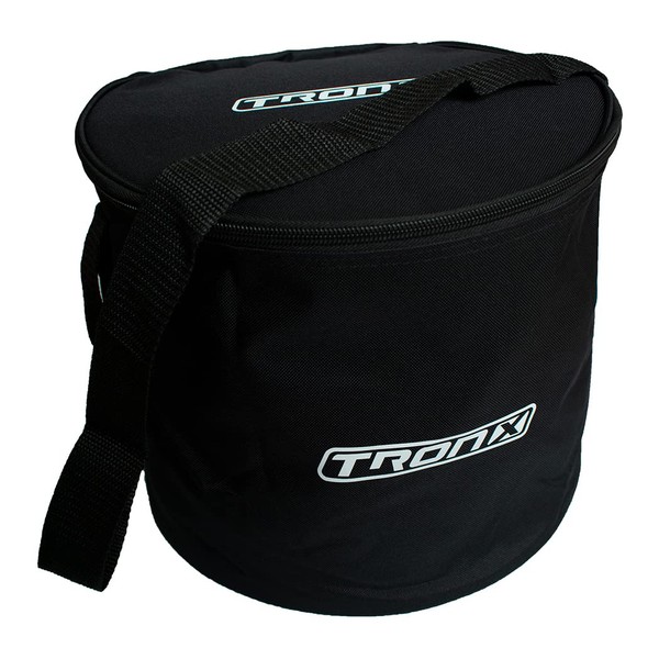 TronX Waterproof Hockey Puck Bag - Holds up to 50 Pucks - Equipment Carrying Bag for Hockey Pucks & Balls Black