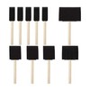 Taicols 10pcs Foam Paint Brushes With Wood Handle - Sponge