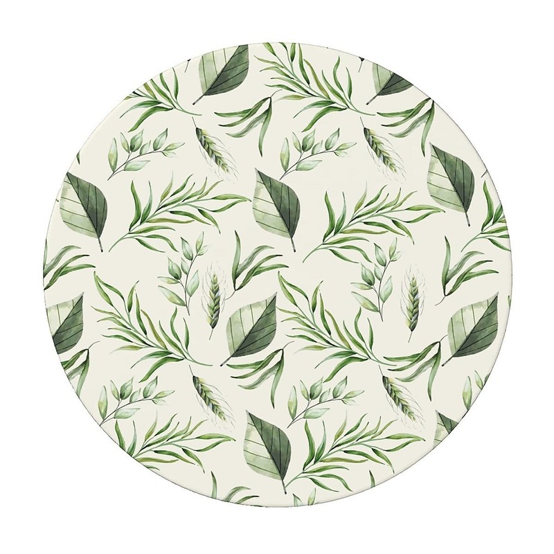 Outdoor round tablecloth with elastic band, diameter 44 inches -