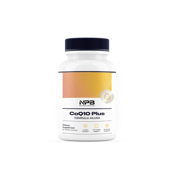 Nature's Pure Blend COQ10 Nutritional Supplements COQ10 Plus - Heart Health - Blood Pressure Support - Energy - Antioxidant - Circulation, Immune Support