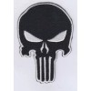 Unbranded Punisher (Black) Embroidered Patches 3.5"x2.5" iron-on
