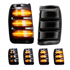 ATLEDLT LED Side Mirror Turn Signal Lights Compatible with 2015-2023 Transit-150/250/350/350HD & 2022-2024 E-Transit - Side Mirror Blinker Lights 2PCS Smoke Lens