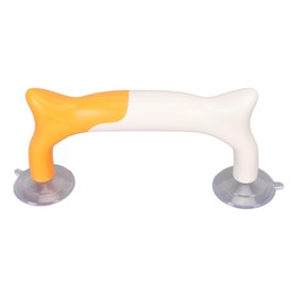 PenRux Amarillo Ergonómico Fácil Montaje Fuerte Ventosa Agarre de Regla, ABS PVC Acolchado Patchwork Agarre de Costura con Ventosas Dobles, para Acolchar