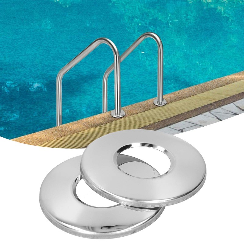 Pool Ladder Rosette Cover Plate for 1.7 Inch Ladder Tube