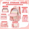 GOKTOW Backpack for Girls 3PCS Kids Backpack for School with