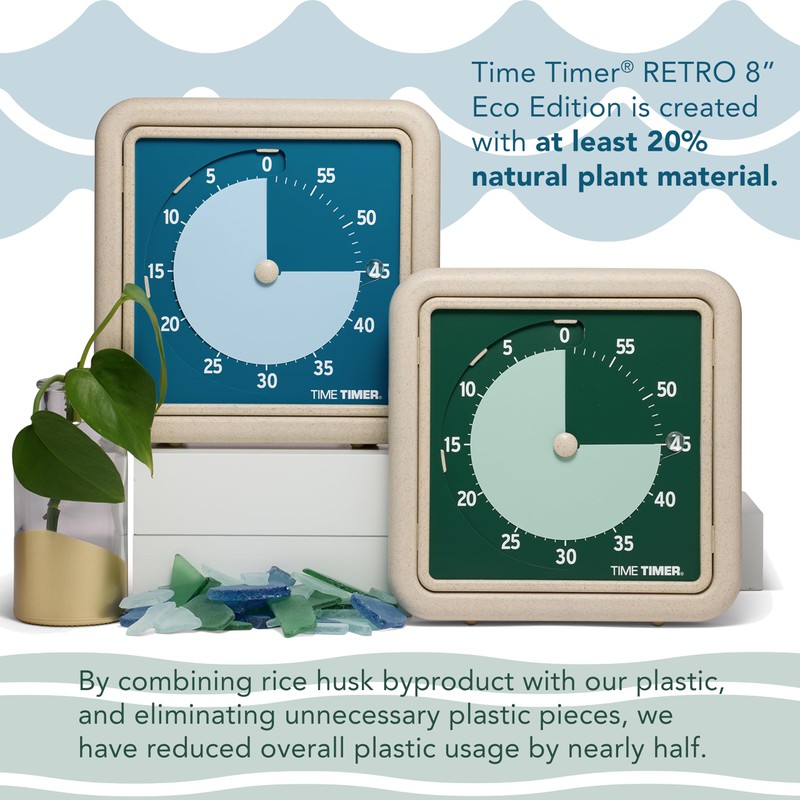 Time Timer® Retro 8 inch Eco Edition Visual Timer -