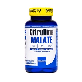 IAF Network S.p.A. (Italy) YAMAMOTO NUTRITION Citrulline MALATE 90 Compresse, Integratore Alimentare a base di L-Citrullina e Acido Malico, Fornisce Supporto Energetico
