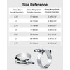 EVIL ENERGY 2.25 Inch T-Bolt Hose Clamps, Stainless Steel 304