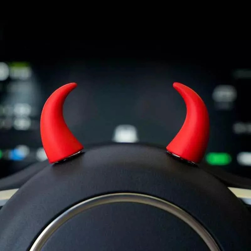 PMX Cuernos De Diablito Para Coche, Cuernos Para Decorar Volante