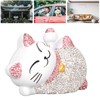 Lucky Cat Ornaments Solar Power Waving Arm Lucky Cat Statue
