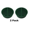 4" Outdoor Round Flat Drain Grate Cover (2, Green)