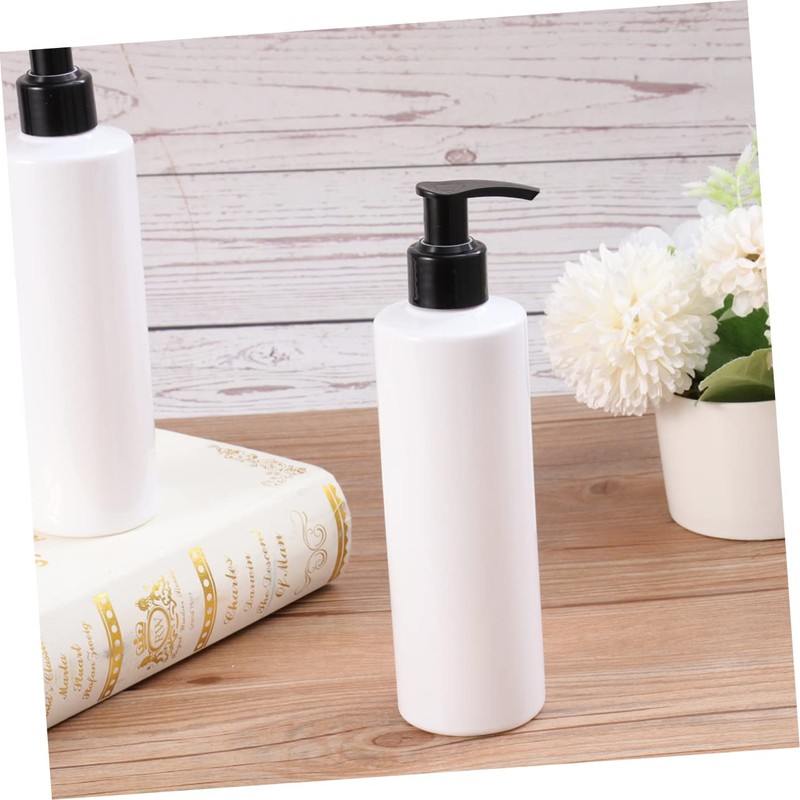 Healeved 5pcs Refillable Travel Bottles Portable Emulsion Containers for Shampoo