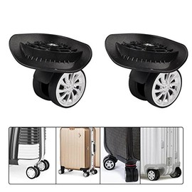 Universal Luggage Wheel, 2pcs Caster Swivel Wheels Replacement Wheels Travel Wheels Luggage Suitcase Spinner Wheels