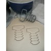 AJT BOLT WITH THREADS SHAPE DETAILED CONSTRUCTION THEME COOKIE CUTTER