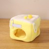 Hanging Hamster House & Hammock - Cozy Plush Cube Hideout