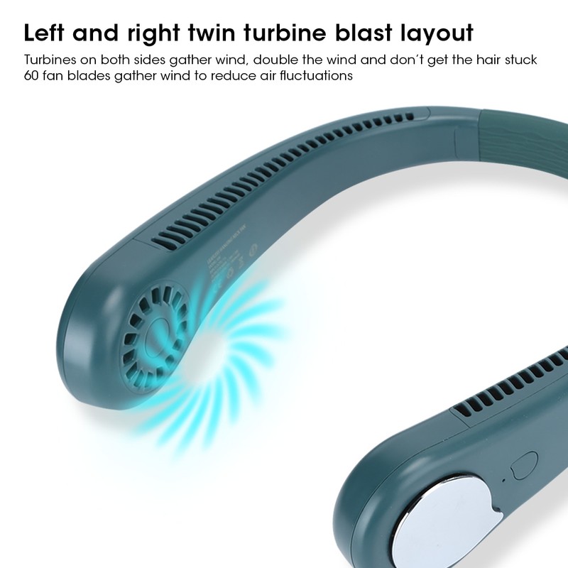 USB Hanging Neck Fan Leafless Handheld Portable M6 Suitable for