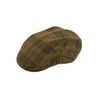 Dents Mens Abraham Moon Tweed Baseball Cap - Blue -