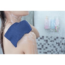 Cotton Craft Guantes Baño Exfoliantes Juego Toalla Tela Gofre Spa Europeo 100 Algodón Ducha Corporal Lazo Colgar Agradable Piel Sensible