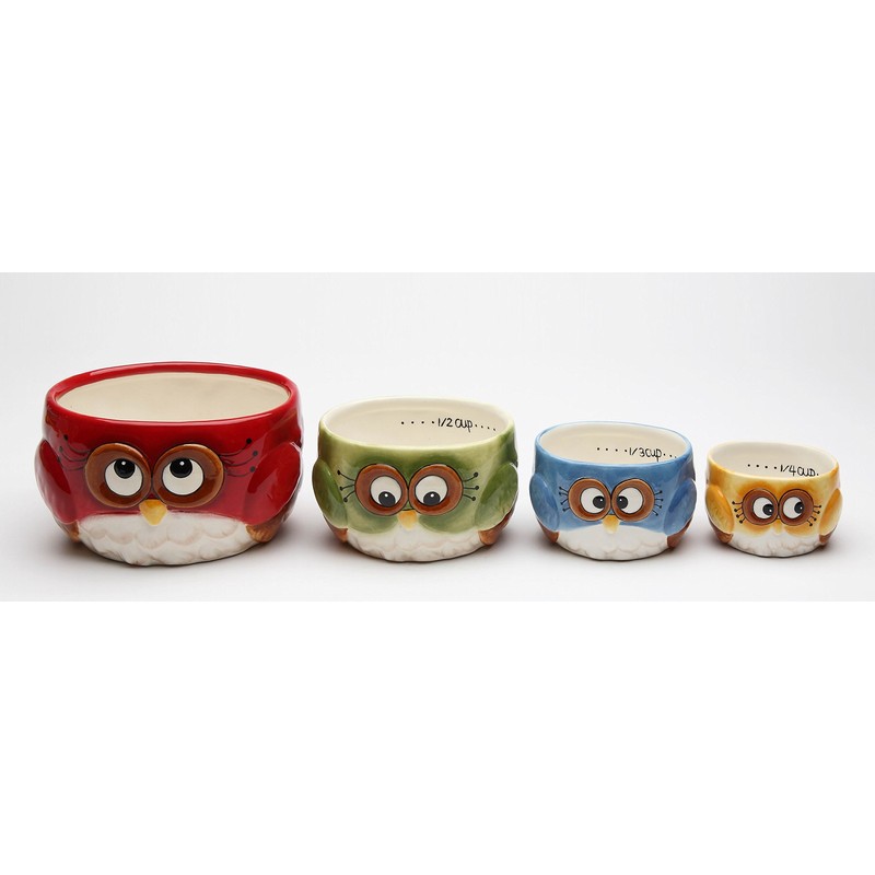 Owl Design Measuring Cup Set
