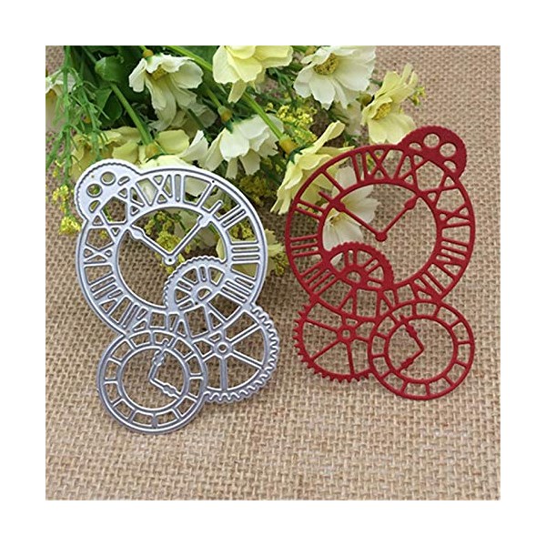 1 Pcs Clock Time Axis Cutting Dies,DIY Scrapbooking Artist Metal