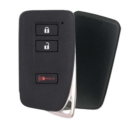 AKS KEYS Replacement for Lexus Smart Key 3 Buttons Fob (Lock, Unlock & Panic) That Uses FCC HYQ14FBA - 2110 (AG) Board - 315 MHz Compatible with 2015 - 2021 NX200t NX300h NX300 (1)