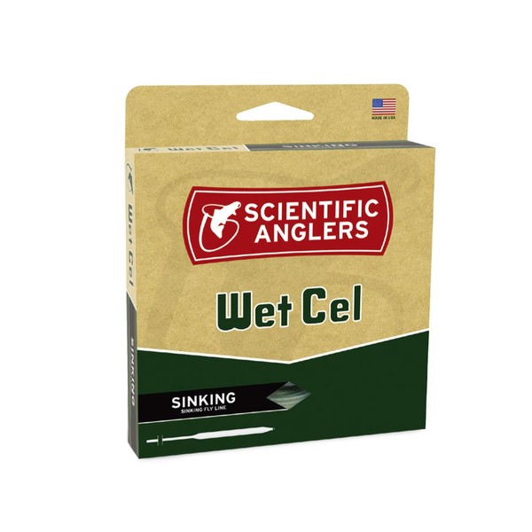Scientific Anglers Wetcel Type IV General Purpose Sinking Lines, Charcoal, WF- 8-S