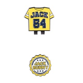 Jack Bunny 262-4184423 Marker (College Logo Clip Type) / Golf Magnet, 060_yellow