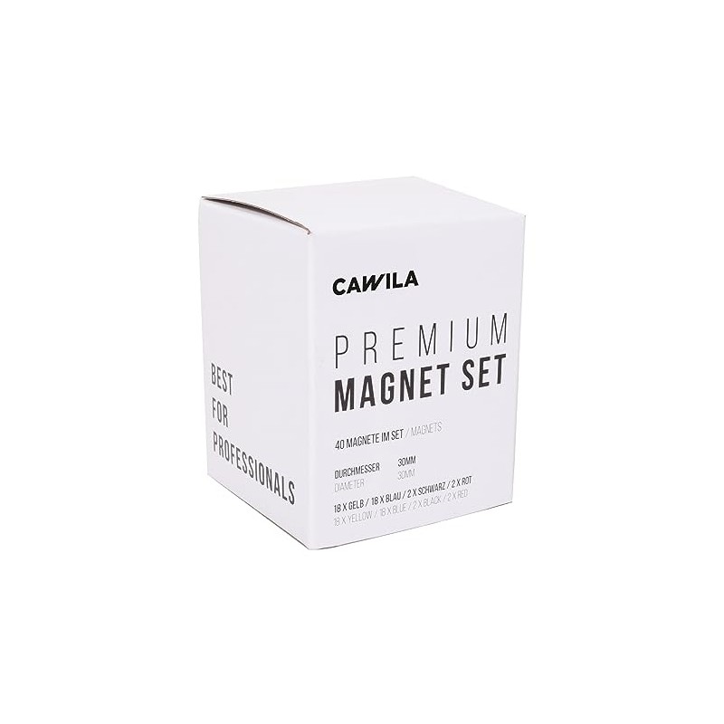 Cawila For Magnetic Boards or Whiteboards Yellow Blue One Size