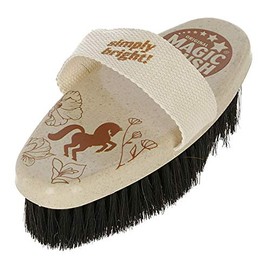 Magic Brush Fur Shine Brush with Horsehair 14 x 7 cm Water Lily