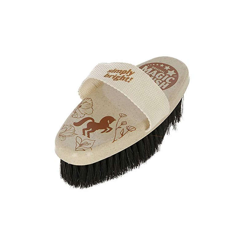 Magic Brush Fur Shine Brush with Horsehair 14 x 7