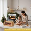 KuraHouse Bamboo Bread Box with Sliding Lid – Large Bread